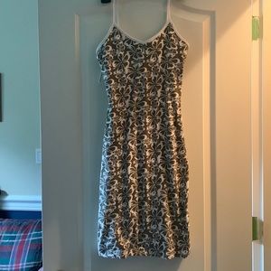 Summer halter dress-I made straps, but you can wear as halter